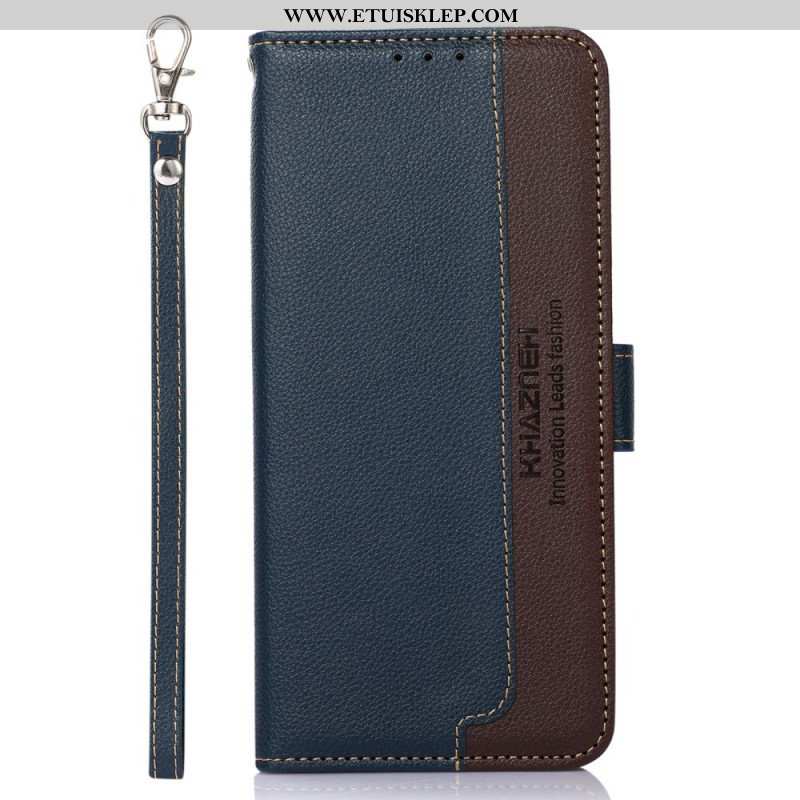 Etui Folio do Samsung Galaxy M52 5G Rfid Khazneh W Stylu Liczi